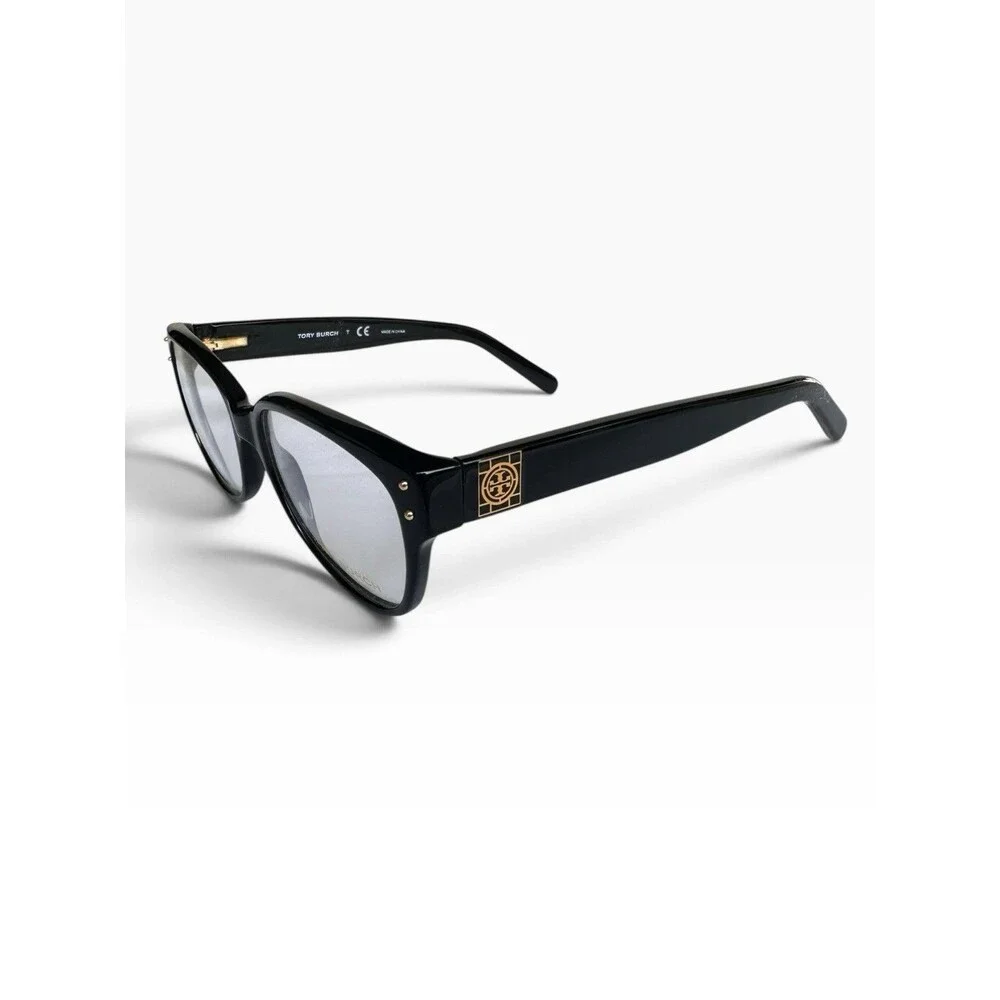 Tory Burch TY 2040 1058 Black Cat-Eye Eyeglass Frames | Gold Logo 52-17-135